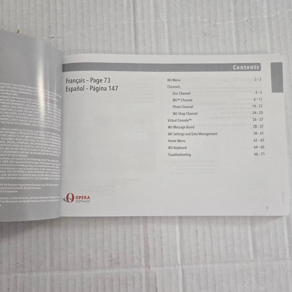 Nintendo Wii Original Manuals Inserts Sealed AV Cable Pack 2006 Vintage OEM